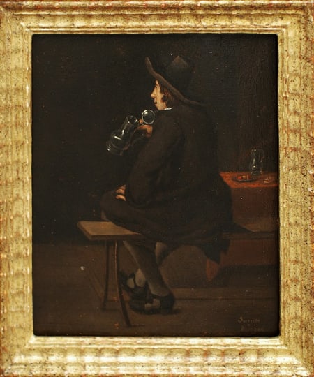 Scuola Fiamminga — Bevitore di birra